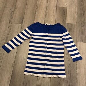 Forever 21 Blue and White Striped Sweater